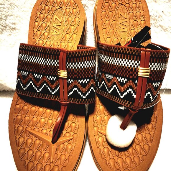 Women's Flat Slide Sandals - Comfy Classy Slip on Cute Dressy Flat Summer Shoes. - Picture 2 of 11